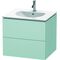Duravit Waschtischunterbau L-CUBE 514x620x550mm lichtblau matt