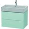 Duravit Waschtischunterbau L-CUBE 544x784x459mm lichtblau matt