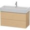 Duravit Waschtischunterbau L-CUBE 544x984x459mm betongrau matt