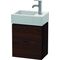 Duravit Waschtischunterbau L-CUBE 400x364x241mm Ans re nussbaum gebürstet