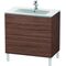 Duravit Waschtischunterbau L-CUBE 820x481x704mm nussbaum dunkel