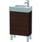 Duravit Waschtischunterbau L-CUBE 582x480x240mm Ans li nussbaum gebürstet