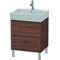 Duravit Waschtischunterbau L-CUBE 582x584x459mm nussbaum dunkel