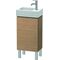 Duravit Waschtischunterbau L-CUBE 582x364x241mm Ans re europäische eiche