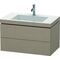 Duravit Waschtischunterbau L-CUBE m WT Vero Air 500x800x480mm 1 HL leinen
