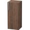 Duravit Halbhochschrank VERO 360x400x960mm Ans rechts nussbaum dunkel