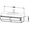 Duravit Waschtischunterbau VERO 446x1200x298mm betongrau matt