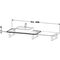 Duravit Konsole X-LARGE 550x800x24mm lichtblau matt