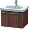 Duravit Waschtischunterbau X-LARGE 458x600mm nussbaum dunkel
