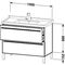Duravit Waschtischunterbau X-LARGE 1000x470x668mm betongrau matt