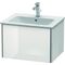 Duravit Waschtischunterbau XSQUARE 400x610x478mm weiß hochglanz