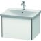 Duravit Waschtischunterbau XSQUARE 405x610x473mm weiß matt