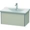 Duravit Waschtischunterbau XSQUARE 405x810x473mm taupe matt