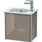 Duravit Waschtischunterbau XSQUARE 400x410x289mm Türansch re capp hochglanz