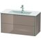 Duravit Waschtischunterbau XSQUARE 560x1010x478mm cappuccino hochglanz