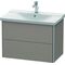 Duravit Waschtischunterbau XSQUARE 565x810x473mm basalt matt