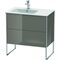 Duravit Waschtischunterbau XSQUARE 832x810x478mm Be li fla grey hochglanz