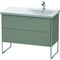 Duravit Waschtischunterbau XSQUARE Be re 805x1010x473mm Steingr seidenmatt