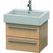 Duravit Waschtischunterbau X-LARGE 443x550x448mm eiche gebürstet