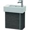 Duravit Waschtischunterbau VERO 211x450x428mm Ans li Ei dunkel gebürstet