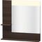 Duravit Spiegel VERO 142x800x800mm Be kastanie dunkel