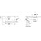 V&B Schrankwaschtisch SUBWAY 2.0 1000x470mm, mit ÜL we C+