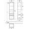 V&B Hochschrank VENTICELLO 404x1546x372mm Griff Copper Glossy Grey