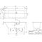 V&B Whirlpoolsystem SUBWAY m BW R-eck 160x70 Tech. Pos 1 we