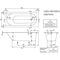 V&B Whirlpoolsystem OBERON m BW R-eck 180x80 Tech. Pos 2 we