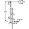 Kludi Brausestange SIRENA CARE barrierefr 90cm Grifflänge 250 b 90° chr