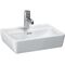 Laufen Aufsatz-HWB LAUFEN PRO A 450x340mm m Überlauf ohne Hahnloch weiß