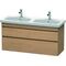 Duravit Waschtischunterbau DURASTYLE 448x1230x610mm eur. Eiche/europäische Ei