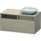Duravit Waschtischunterbau DURASTYLE 550x1000x500mm Auss rechts pine silver