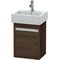 Duravit Waschtischunterbau KETHO 320x400x550mm Ans rechts kastanie dunkel