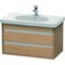 Duravit Waschtischunterbau KETHO 465x800x480mm europäische eiche