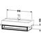 Duravit Waschtischunterbau VERO 431x950x155mm amerik. nussbaum