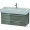 Duravit Waschtischunterbau X-LARGE 443x950x448mm flannel grey hochglanz