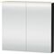 Duravit Spiegelschrank X-LARGE 138x800x760mm schwarz hochglanz