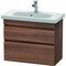 Duravit Waschtischunterbau DURASTYLE 730x350mm nussbaum natur