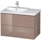 Duravit Waschtischunterbau L-CUBE 820x481x555mm cappuccino hochglanz