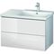 Duravit Waschtischunterbau L-CUBE 820x481x555mm weiß hochglanz