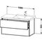 Duravit Waschtischunterbau L-CUBE 1020x481x555mm flannel grey seidenmatt