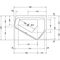Duravit Whirlwanne Paiova 5 E re 267 l 1900x1400mm weiß Jet-System