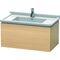 Duravit Waschtischunterbau L-CUBE 469x820x408mm mediterrane eiche