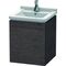 Duravit Waschtischunterbau L-CUBE 447x460x558mm Ans li Ei dunkel gebürstet