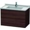 Duravit Waschtischunterbau L-CUBE 469x820x558mm kastanie dunkel
