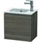 Duravit Waschtischunterbau L-CUBE 294x420x400mm Anschlag rechts pine terra