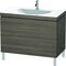 Duravit Möbelwaschtisch L-CUBE 1000x540mm o ÜL 1 Hahnloch pine terra