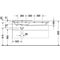 Duravit Möbelwaschtisch P3 Comforts Be li m ÜL HLB 1250x500mm o HL weiß