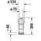 Duravit Vario-Ablaufbogen Abgang senkrecht d= 90mm